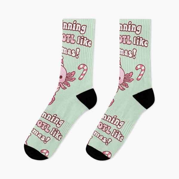 Item preview, Cute Axolotl Its Beginning To Look A Lotl Like Christmas Pun designed and sold by rustydoodle.