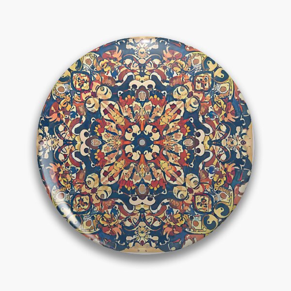 Item preview, Abstract Blue and Yellow Tile Pattern designed and sold by EasyPrints337.