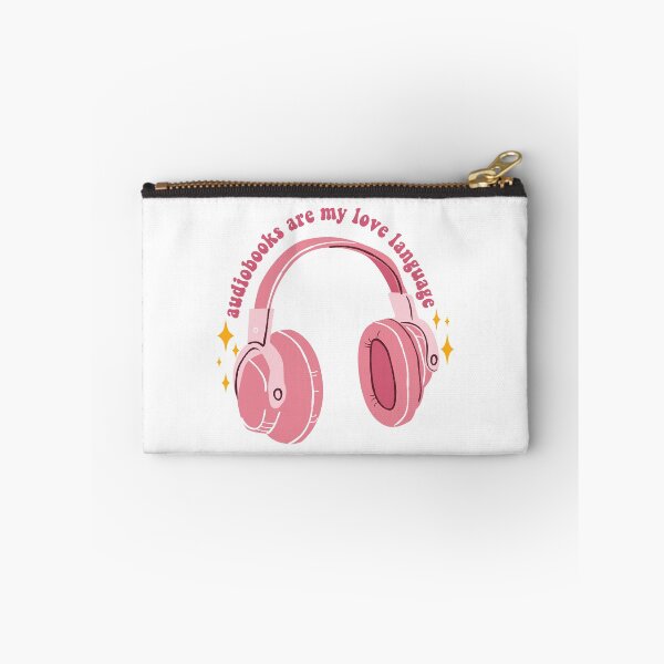 Item preview, Audiobooks Are My Love Language Kindle Lover Book Lover Sticker Bookish Vinyl Laptop Decal Booktok Gift Journal Stickers Reading Present Smut Library Spicy Reader Pink designed and sold by SouQ-Art.