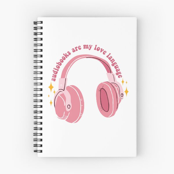 Item preview, Audiobooks Are My Love Language Kindle Lover Book Lover Sticker Bookish Vinyl Laptop Decal Booktok Gift Journal Stickers Reading Present Smut Library Spicy Reader Pink designed and sold by SouQ-Art.