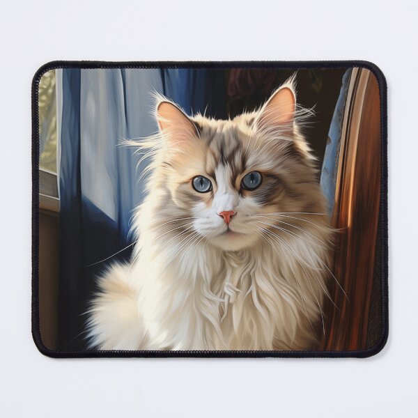 Item preview, Ragdoll cat portrait designed and sold by PetsArt.