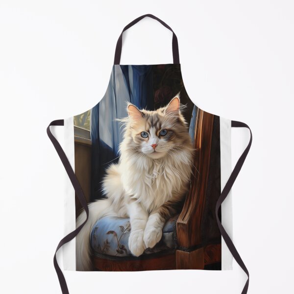 Item preview, Ragdoll cat portrait designed and sold by PetsArt.