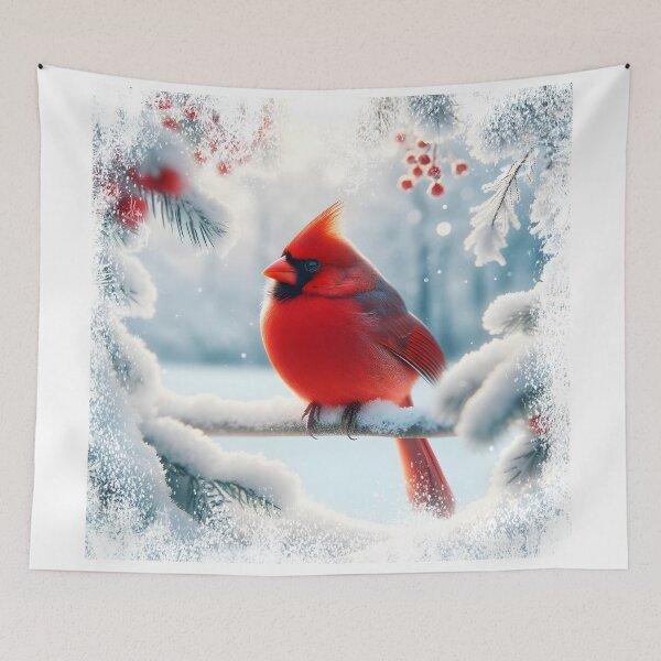 Item preview, Northern Cardinal Christmas designed and sold by Truck Stop One.
