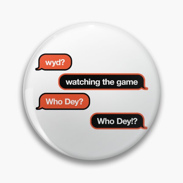 Item preview, WYD text message designed and sold by John Abernathy.