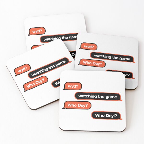 Item preview, WYD text message designed and sold by John Abernathy.