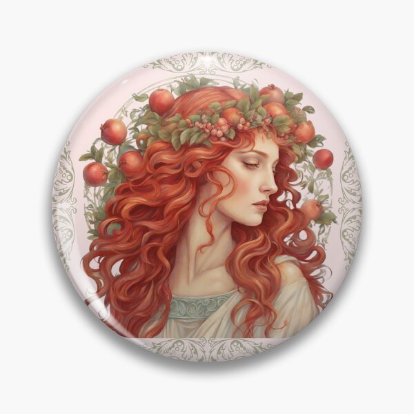 Item preview, Art Drawing of Goddess Persephone Lore Olympus Fanart designed and sold by TheLocoShop.