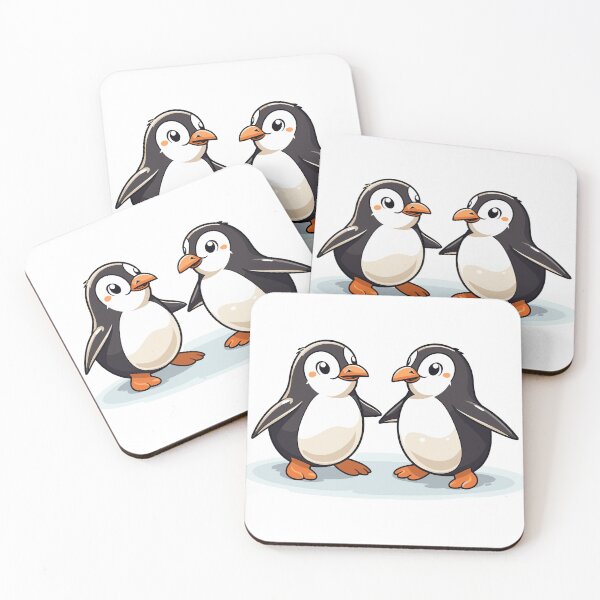 Item preview, pair of penguins designed and sold by azaidco.