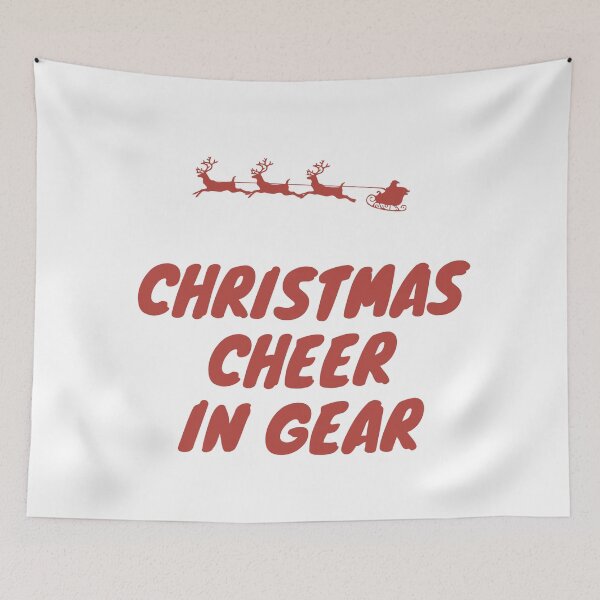 Item preview, Gear Up for Christmas. Print: Christmas Cheer in Gear |  designed and sold by GiveMeMood.