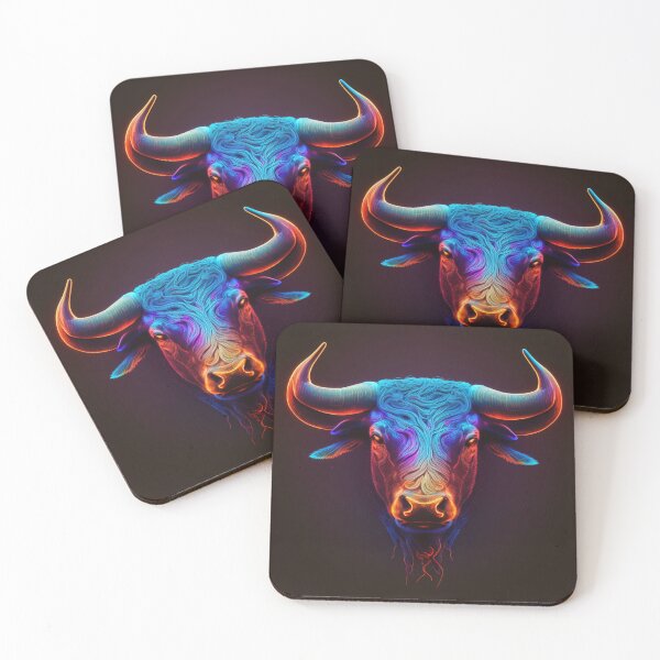 Artikelvorschau, Bull Neon-Kunst entworfen und verkauft von AstroRisq.