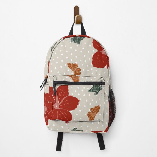 Item preview, Festive Christmas flower and butterflies - pretty red designed and sold by SerahO.