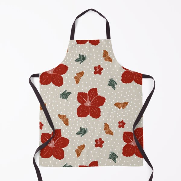 Item preview, Festive Christmas flower and butterflies - pretty red designed and sold by SerahO.