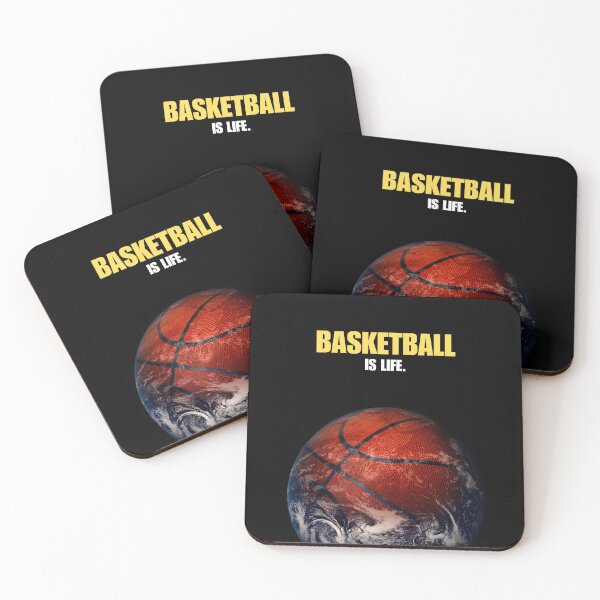 Item preview, Basketball is Life Earth Space Basket Motivational Quote designed and sold by hiunlimit.