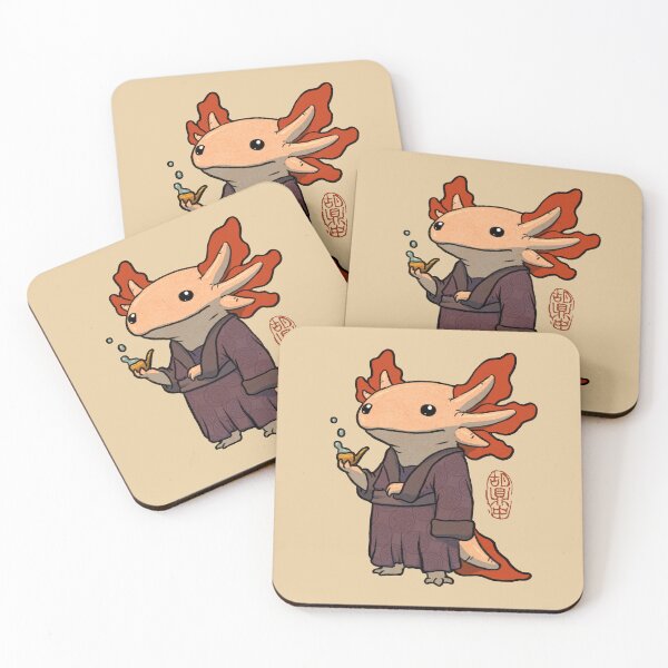 Item preview, cute axolotl philosopher designed and sold by DingHuArt.