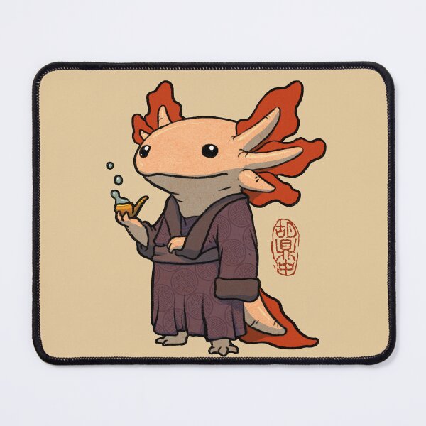 Item preview, cute axolotl philosopher designed and sold by DingHuArt.