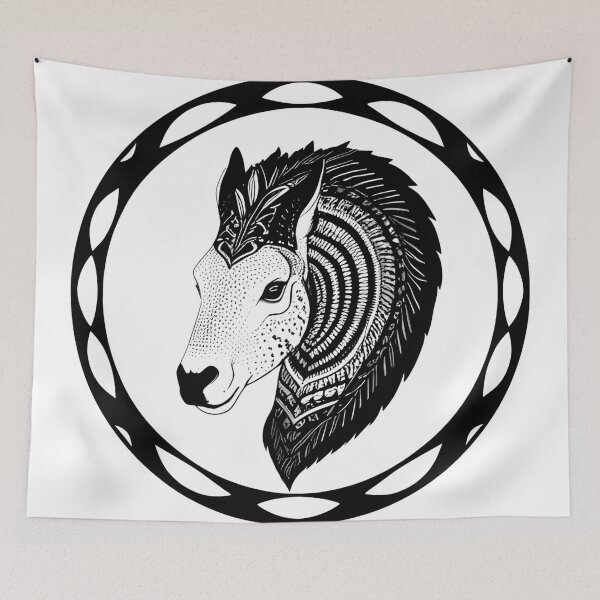 Item preview, An ancient horse logo design  designed and sold by Kulpi6147.
