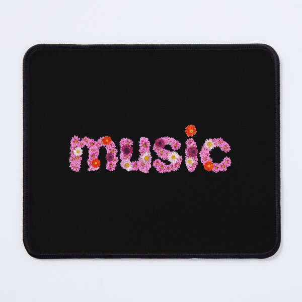 Item preview, Colorful Flowers Arranged to Spell “music” designed and sold by CJansuebsri.