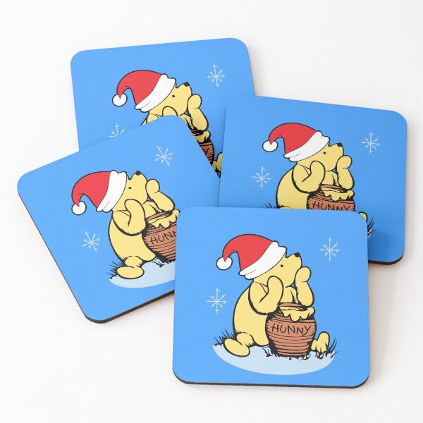 Artikelvorschau, Santa Winnie The Pooh mit Honey Pot entworfen und verkauft von Cristina Galerina.