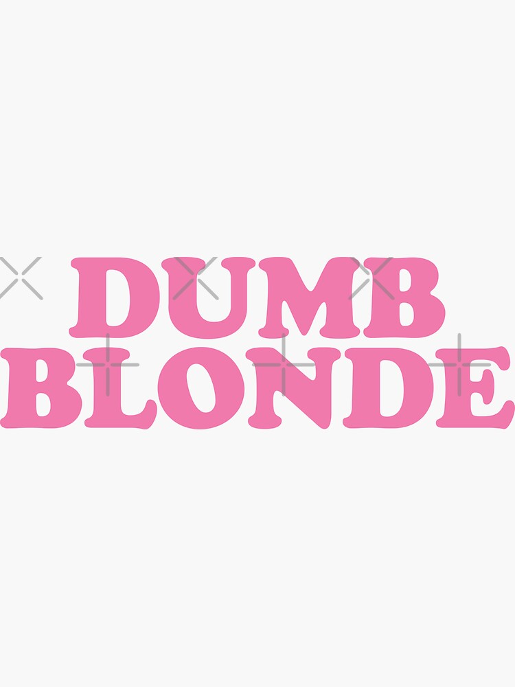 Thumbnail 3 von 3, Sticker, Dumme Blondine – Y2K-Vibes designt und verkauft von 90s-Mall.
