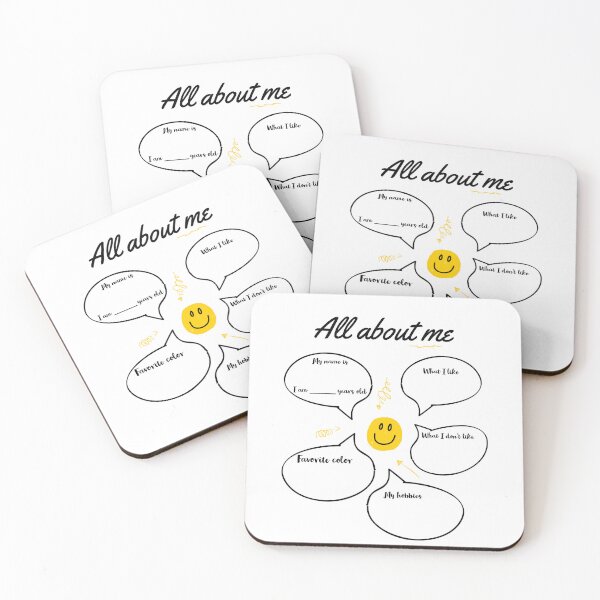Item preview, All about me  designed and sold by SHOPPING BUDDY.