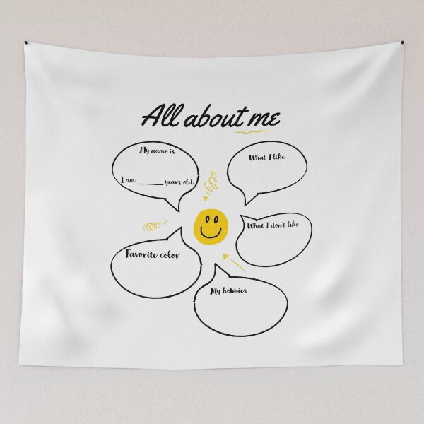 Item preview, All about me  designed and sold by SHOPPING BUDDY.