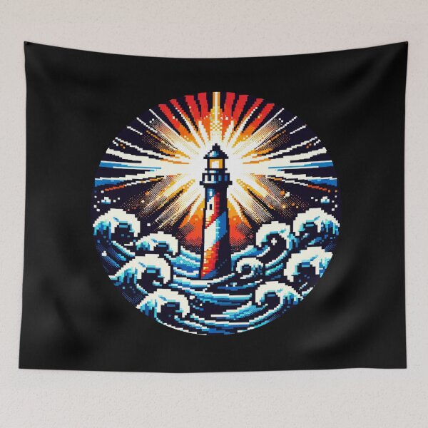 Item preview, Lighthouse in Pixel Seas designed and sold by PixelPunkster.