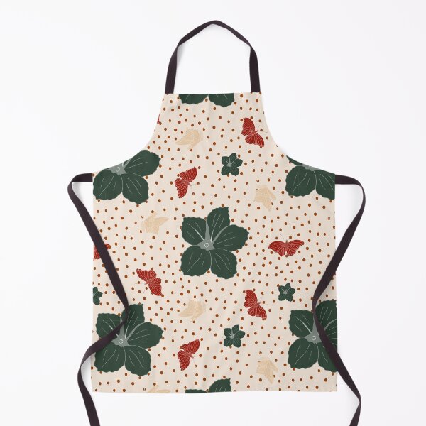 Item preview, Festive Christmas flower and butterflies - green red designed and sold by SerahO.