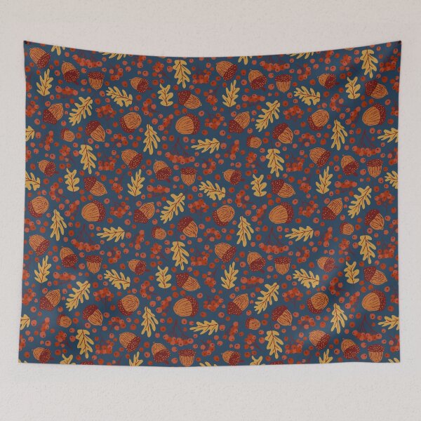 Item preview, Bellota y bayas - Índigo designed and sold by prntsbyPD.