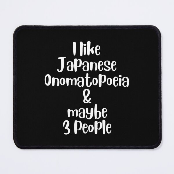 Item preview, I like Japanese Onomatopoeia & maybe 3 People Typo designed and sold by akaiawa.
