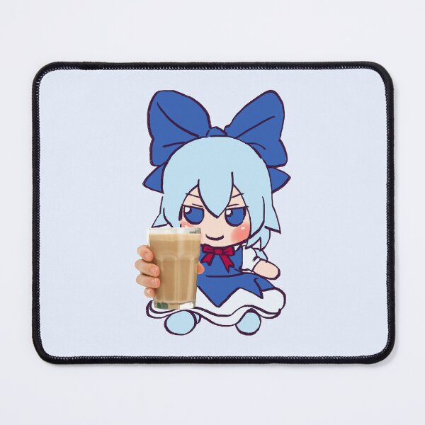 Item preview, I draw cirno fumo plush giving you choccy milk because your epic baka / touhou memes designed and sold by RansRoom.