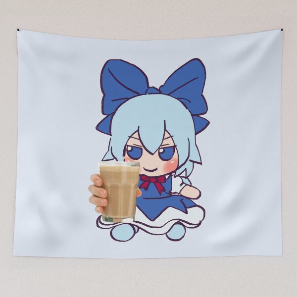 Item preview, I draw cirno fumo plush giving you choccy milk because your epic baka / touhou memes designed and sold by RansRoom.