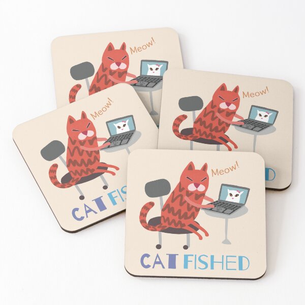 Item preview, Red Cat Gets Catfished designed and sold by DCamille.