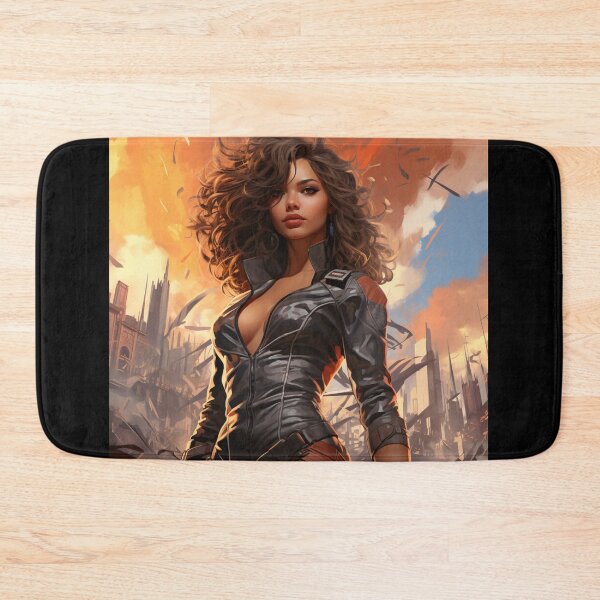 Item preview, Rebel Blaze - Sexy Warrior of the Wasteland Art Print designed and sold by SmartDesignByBB.