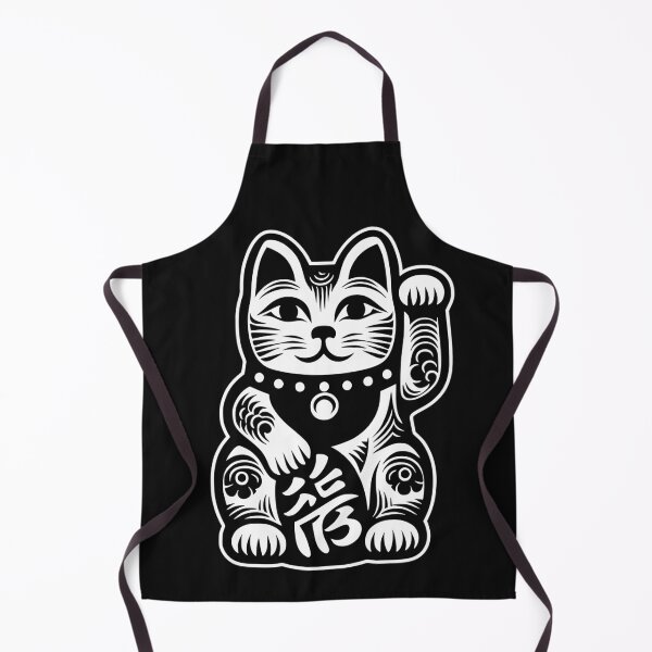 Item preview, LUCKY CAT BLOCK PRINT MANEKI NEKO designed and sold by HYPeR-NaTUrE.