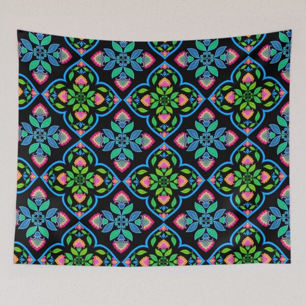 Item preview, Ethnic tradition floral design designed and sold by Charmy Design.