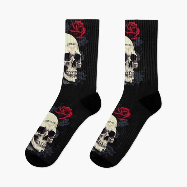 Item preview, Memento Mori Flowers Skull designed and sold by Bielzisimo.