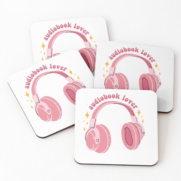 Item preview, Audiobooks Lover Kindle Lover Book Lover Sticker Bookish Vinyl Laptop Decal Booktok Gift Journal Stickers Reading Present Smut Library Spicy Reader Pink designed and sold by SouQ-Art.