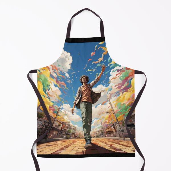Item preview, Chromatic Wanderer - Urban Dreamscape Art Print designed and sold by SmartDesignByBB.