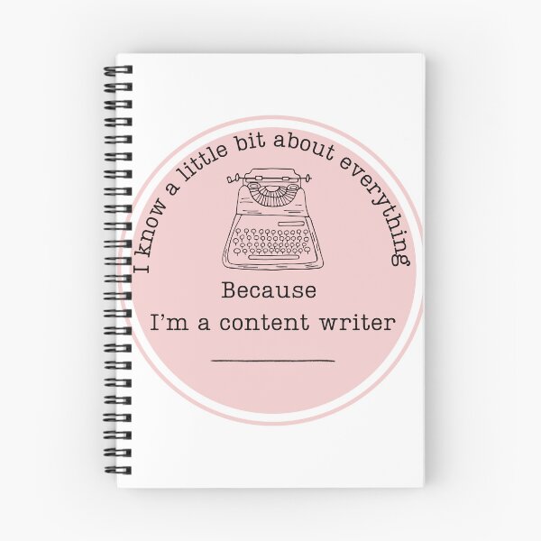 Item preview, the facts of beeing a content writer in pink designed and sold by CharlottaSofia.