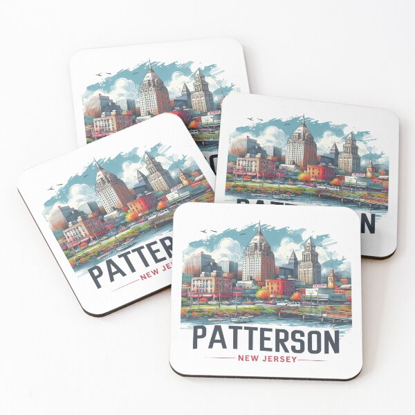 Item preview, Patterson New Jersey Watercolor Illustration designed and sold by PaintMeWorld.