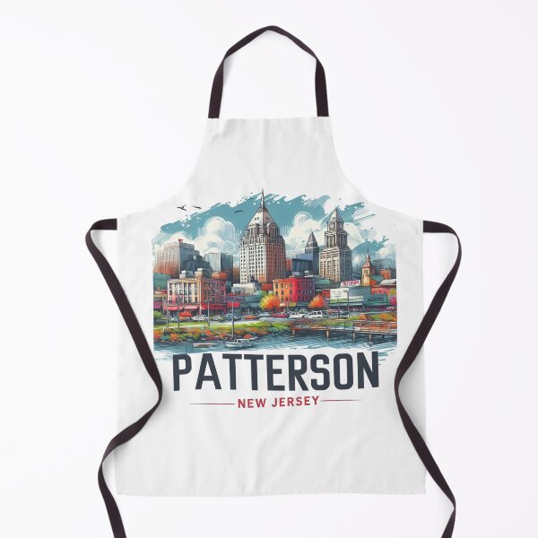 Item preview, Patterson New Jersey Watercolor Illustration designed and sold by PaintMeWorld.
