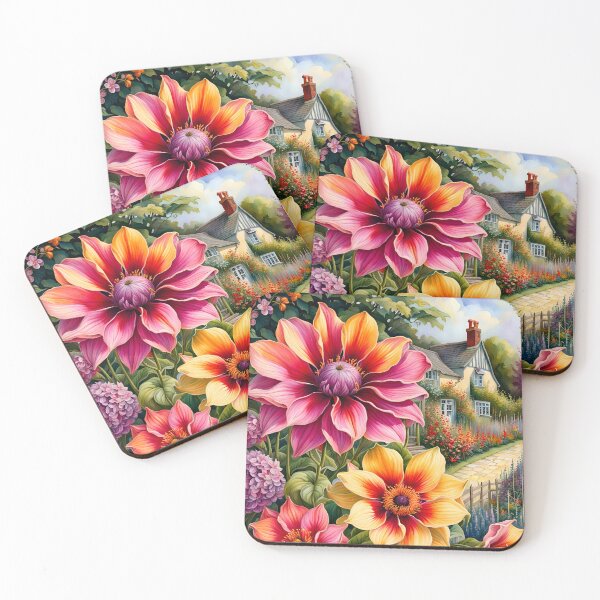 Item preview, Enchanted English Cottage and Magic Flowers designed and sold by SoniaSarkali.