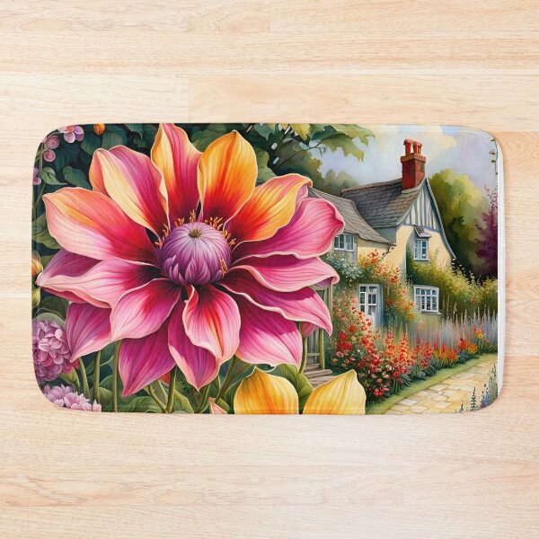 Item preview, Enchanted English Cottage and Magic Flowers designed and sold by SoniaSarkali.