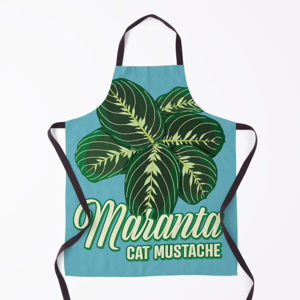 Item preview, Maranta Cat Mustache Retro Vintage designed and sold by LEOSKYLAR.
