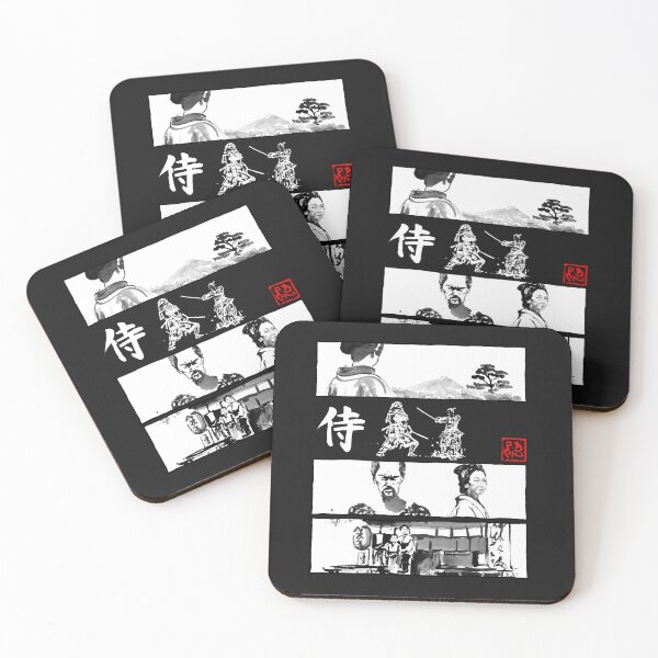 Item preview, samurai manga for black designed and sold by pechane.