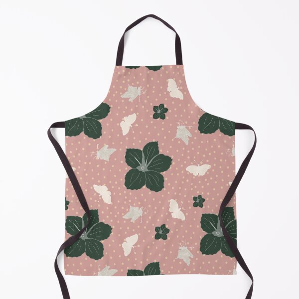 Item preview, Festive Christmas flower and butterflies - pink green designed and sold by SerahO.