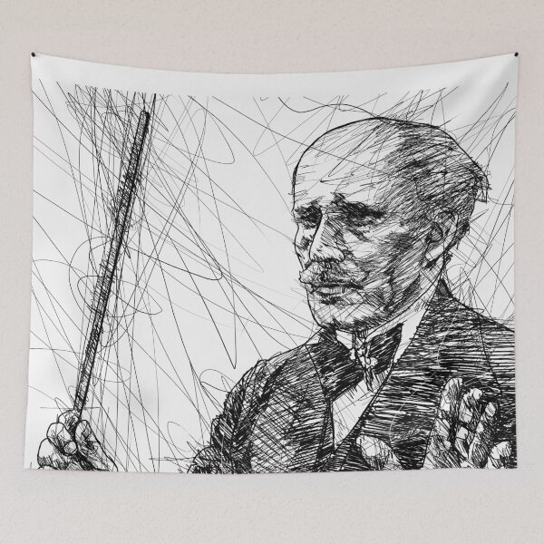 Item preview, ARTURO TOSCANINI ink portrait .1 designed and sold by lautir.