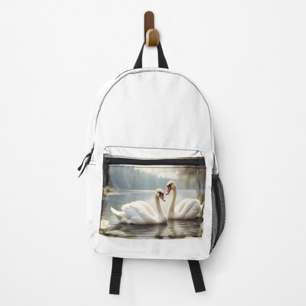 Item preview, Couple of swans in lake landscape view designed and sold by Jayjaynaenae.