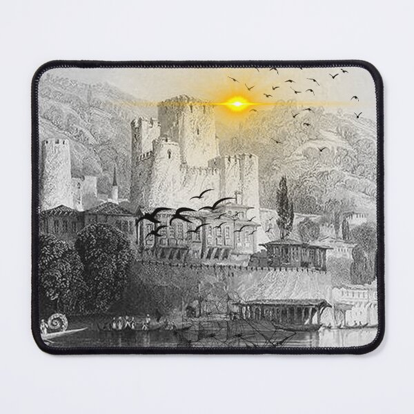 Item preview, Sun Setting on a Castle in Asia designed and sold by tomorrowsart.
