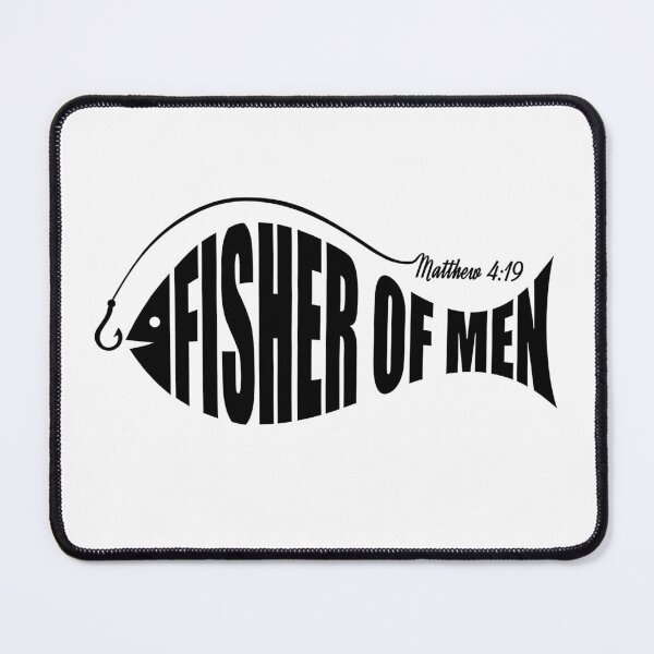 Item preview, Fisher Of Men Christian Tshirt Fisher Christian Sticker Jesus Tshirt Gospel Bible Verse Tshirt Scripture Matthew 4:19 designed and sold by shepherdstore.