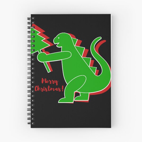 Item preview, Godzilla holding a christmas tree  Come join the celebration christmas party designed and sold by attakorn.
